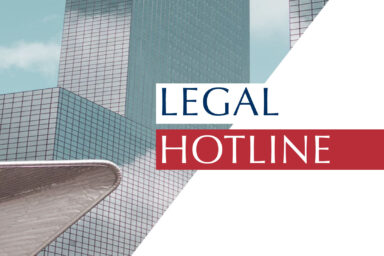 Legislative news digest: LEGAL HOTLINE 01.08.2019