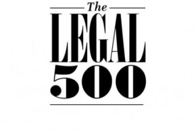 GOLAW is rated The Legal 500 in six key practices