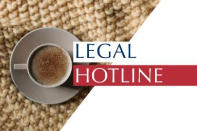 Legislative news digest: LEGAL HOTLINE 01.11.2018