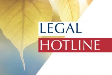 Legislative news digest: LEGAL HOTLINE 08.11.2018