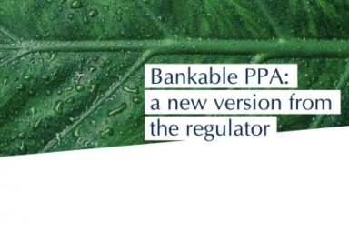 Bankable PPA: A new version from the regulator