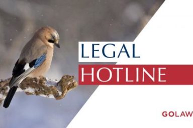 Legislative news digest: LEGAL HOTLINE 11.01.2019