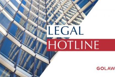 Legislative news digest: LEGAL HOTLINE 18.04.2019