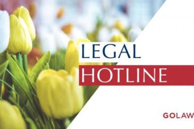 Legislative news digest: LEGAL HOTLINE 25.04.2019