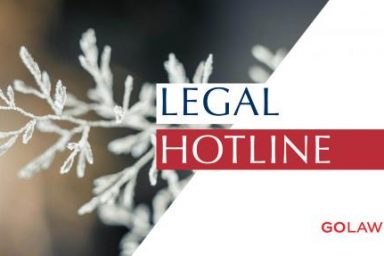 LEGAL HOTLINE 30.01.2020