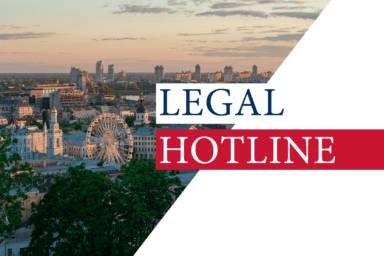 LEGAL HOTLINE 25.06.2020