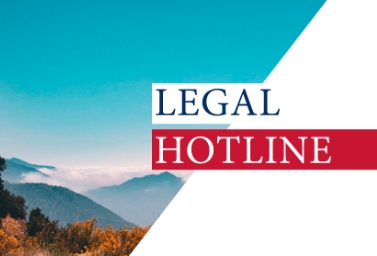 LEGAL HOTLINE 13.08.2020