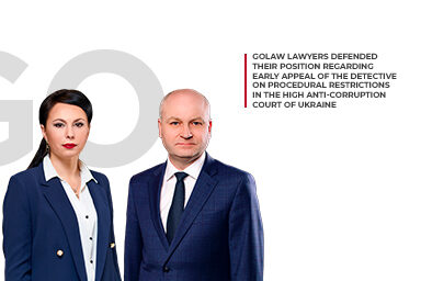 GOLAW lawyers defended their position in a complex criminal proceeding