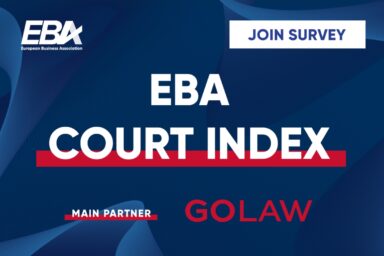 GOLAW is the main partner of the yearly European Business Association Court Index survey