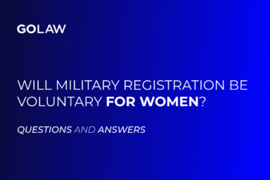 Will military registration be voluntary for women?