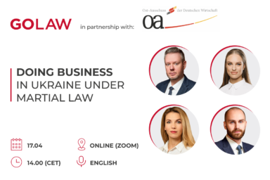 Doing business in Ukraine under martial law