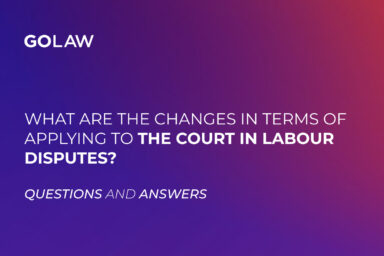 What are the changes in terms of applying to the court in labour disputes?