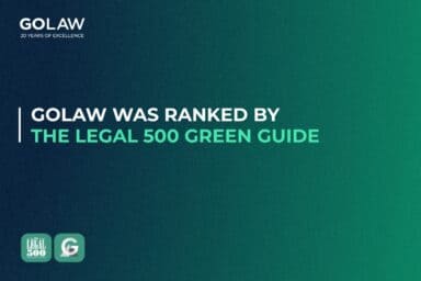 ⚡️ Our firm was ranked by The Legal 500 Green Guide: EMEA 2024 for contributing to the development of sustainable and green energy 🌱