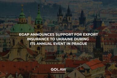 EGAP announces support for export insurance to Ukraine during its annual event in Prague