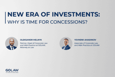 New Era of Investments: why is time for concessions?