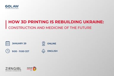 WEBINAR  |  How 3D printing is rebuilding Ukraine: construction and medicine of the future ￼