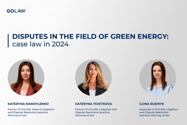 Disputes in the field of green energy: case law in 2024
