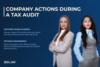 Company actions during a tax audit￼
